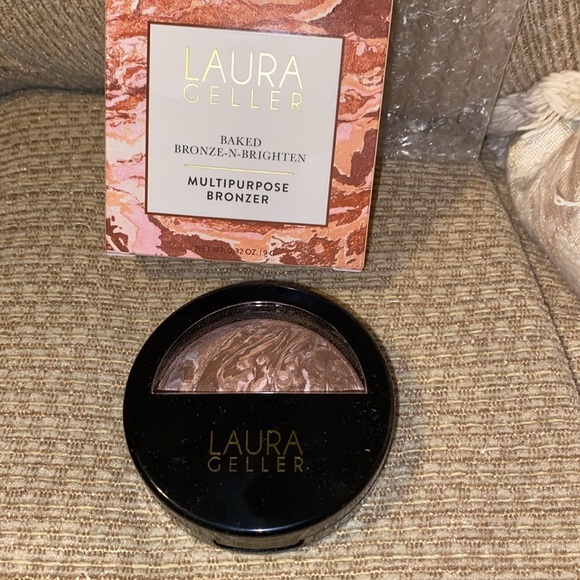 🤎NWT Laura Geller Baked Bronze -N-Brighten Multipurpose Bronzer - Picture 11 of 14